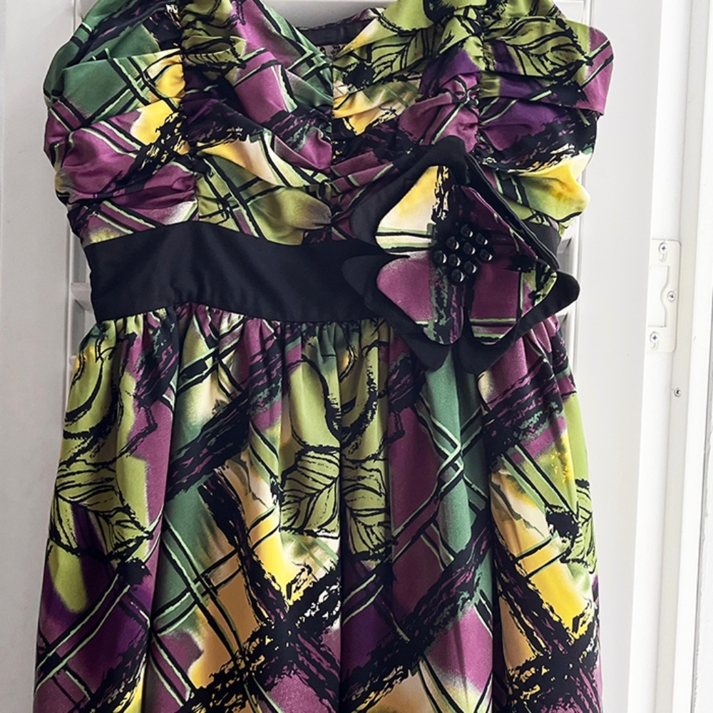 Twelve by Twelve Los Angelos Women's Strap Dress Multicolor Size XS